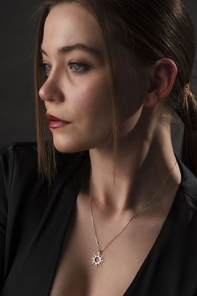 گردنبند نقره طوسی زنانه 925 عیار TigerxlJewellery - کد 941686363