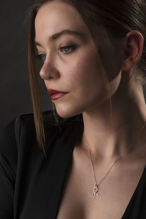 گردنبند نقره طوسی زنانه 925 عیار TigerxlJewellery - کد 941694897