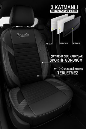روکش صندلی خودرو طوسی GM-DESIGN - کد 941703839