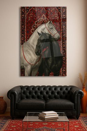 تابلو قرمز شیشه TAULART - کد 941714709