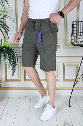 شلوارک و برمودا خاکی مردانه Gabardin PHANTOM JEANS - کد 941733381