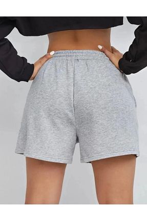 شلوارک و برمودا طوسی زنانه لیکرا berfmoda - کد 941738695