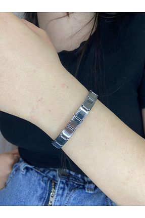 دستبند استیل (فولاد) متالیک استیل (فولاد) HNG JEWELRY - کد 941746812