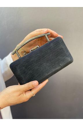 کیف مجلسی مشکی زنانه چرم مصنوعی MEGA ÇANTA - کد 941749986