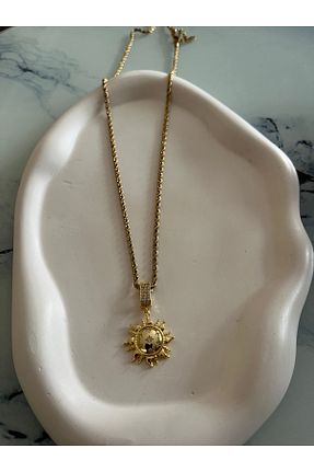 گردنبند استیل ( فولاد ) زرد استیل ضد زنگ XUPING JEWELRY - کد 941779224