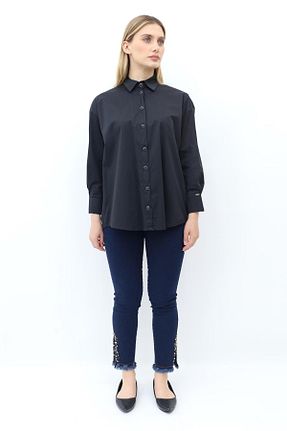 تونیک حجاب مشکی زنانه پنبه ای Levidor - کد 941806928