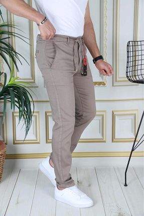 شلوار قهوه ای مردانه پنبه ای PHANTOM JEANS - کد 941802063