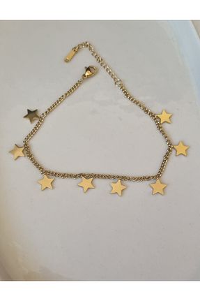 خلخال جواهر زرد زنانه استیل (فولاد) AKSESUARIM - کد 941806520