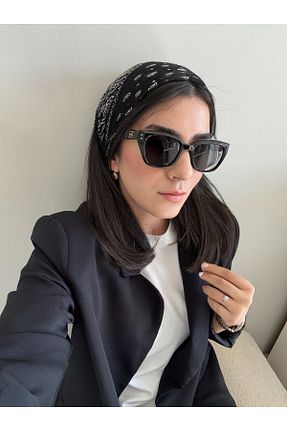 عینک آفتابی مشکی زنانه 70 KERSHE DESİGN - کد 941864901