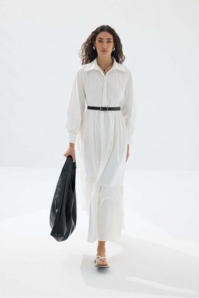 لباس سفید زنانه بافتنی Tailors Room - کد 941821557