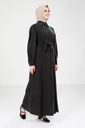 کلاه و ابایا مشکی زنانه پنبه ای Beyza - کد 941858506