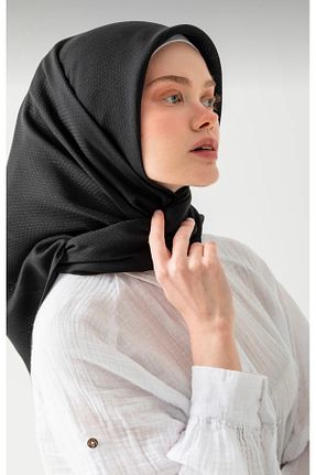 روسری مشکی پنبه ای Minii Tuhafiye - کد 941863816