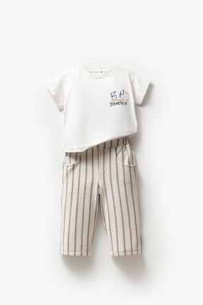ست نوزادی سرمه ای بچه گانه پنبه ای Jikko Baby - کد 941888525