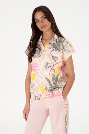 سوئیشرت صورتی زنانه ساده U.S. Polo Assn. - کد 941905739