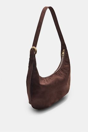 کیف دوشی قهوه ای زنانه پلی استر Stradivarius - کد 941923699