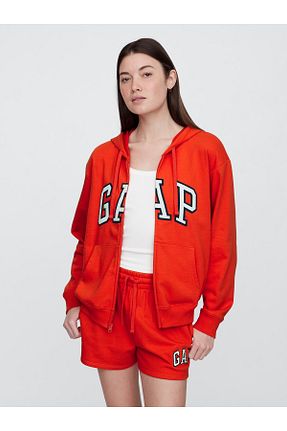 سوئیشرت قرمز زنانه چاپی GAP - کد 941952728