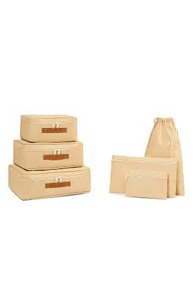 نظم دهنده چمدان بژ Ocean Home Textile - کد 941975182