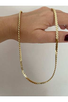 گردنبند استیل ( فولاد ) زرد استیل (فولاد) Kashe Accessuar - کد 941988863