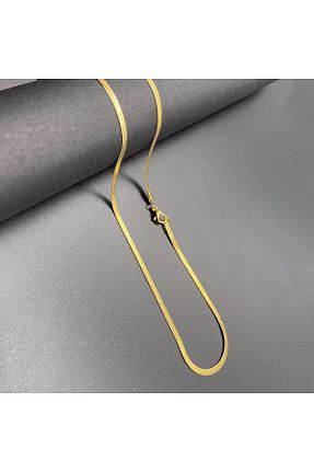 گردنبند استیل ( فولاد ) زرد زنانه استیل ضد زنگ Siya Silver - کد 941992477