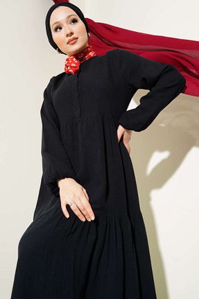 لباس حجاب مشکی زنانه کلوش TrendParis - کد 942029334
