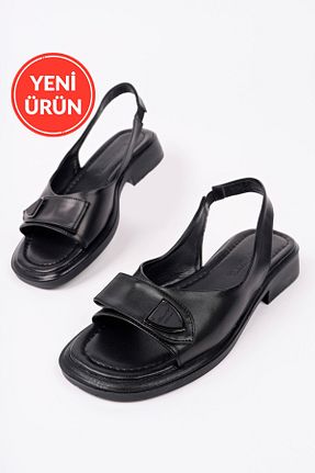 صندل مشکی زنانه پاشنه تخت MARSHETTA - کد 942037928