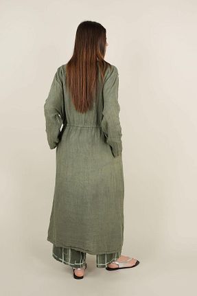 مانتو بلند خاکی زنانه Ranasubaşı - کد 942065173