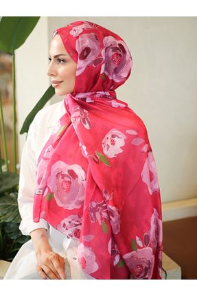 روسری بنفش پنبه پلی استر efdal şal eşarp - کد 942081662