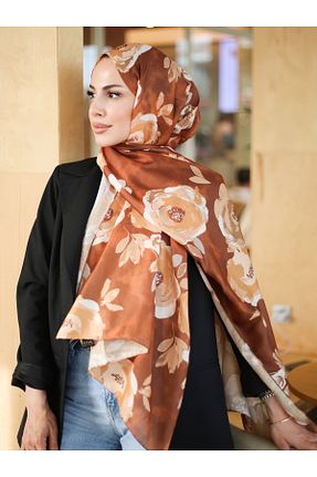 روسری متالیک پنبه پلی استر efdal şal eşarp - کد 942081671
