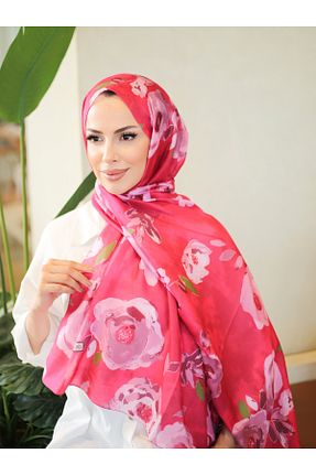 روسری بنفش پنبه پلی استر efdal şal eşarp - کد 942081662