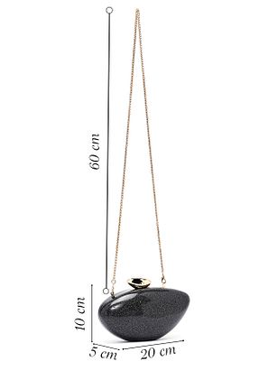کیف پورتفوی و کلاچ مشکی زنانه چرم مصنوعی Derimod - کد 942122950