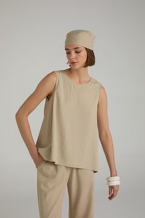 بلوز سفید زنانه ساده Brand Up - کد 942216889