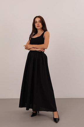 لباس مشکی زنانه بافتنی FACETTE - کد 942256125