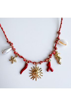 گردنبند استیل ( فولاد ) رنگی زنانه استیل (فولاد) VenüsDesign - کد 942315549