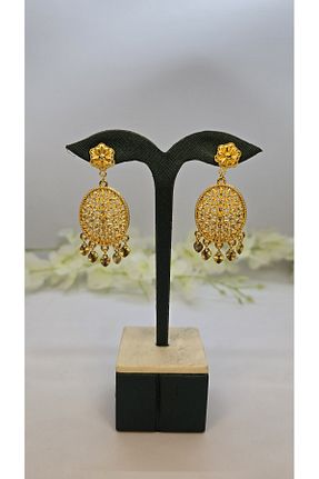 گوشواره استیل (فولاد) زرد زنانه روکش طلا michelle takı zerafetin yeni adresi - کد 942302783