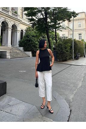 بلوز مشکی زنانه ساده eBaa fashıon - کد 942324652