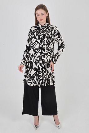 تونیک حجاب رنگی زنانه ویسکون Tasarım - کد 942405125