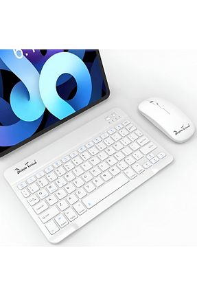 مجموعه ماوس کیبورد بازی سفید Deppo Trend - کد 942403075