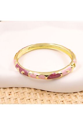 دستبند استیل (فولاد) صورتی استیل (فولاد) mercanjewelry - کد 942495018