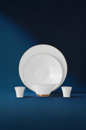 سرویس غذاخوری سفید 12 نفره Nehir - کد 938243577