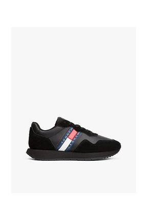 کفش اسنیکر مشکی مردانه بند دار Tommy Hilfiger - کد 841917409