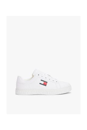کفش اسنیکر طلائی زنانه چرم اصل Tommy Hilfiger - کد 882153378