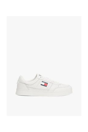کفش اسنیکر سفید مردانه چرم اصل Tommy Hilfiger - کد 885337215