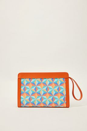 کیف پورتفوی و کلاچ نارنجی زنانه پلی اورتان Ted Baker - کد 920872347