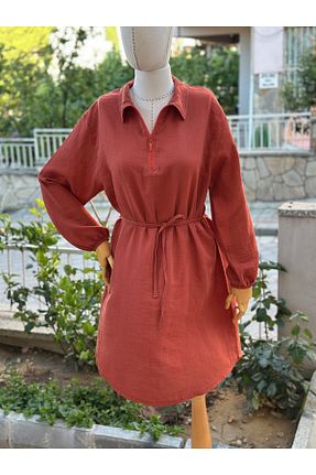 لباس نارنجی زنانه %100 پنبه Paseam Atelier - کد 940726196