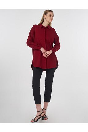 تونیک حجاب قهوه ای زنانه ویسکون Kayra - کد 940734661