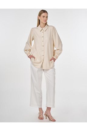 تونیک حجاب قهوه ای زنانه ویسکون Kayra - کد 940734703
