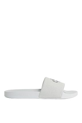دمپائی طوسی مردانه پاشنه تخت Calvin Klein - کد 940746730