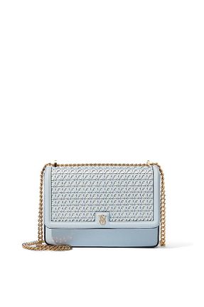 کیف دوشی آبی زنانه چرم مصنوعی Victoria