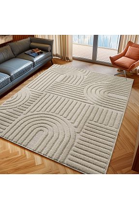 فرش بژ آنتی باکتریال Karpetica - کد 940790141