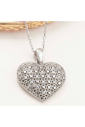 گردنبند نقره رنگی زنانه 925 عیار Gumush - کد 940828687